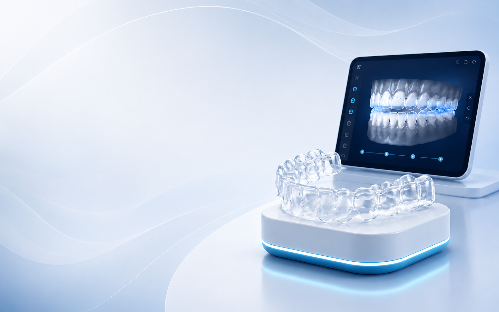 Clear aligner treatment planning with digital dental scan, transparent aligners, and modern orthodontic solutions from Denta24