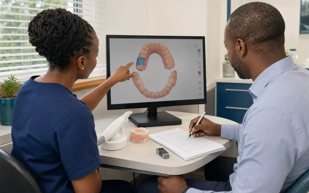intraoral scanner ROI quality review and evidence check