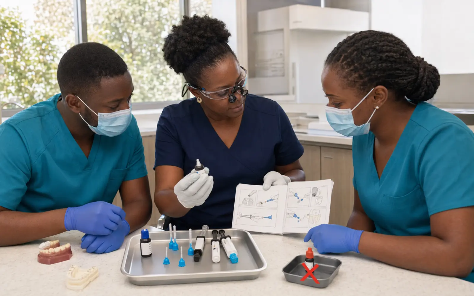 dual cure core build up material implementation in African dental practice