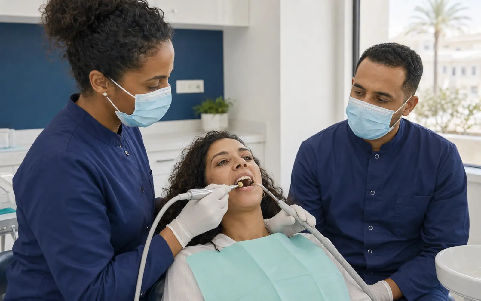 extrinsic tooth stains vs bleaching clinical workflow in an African dental clinic