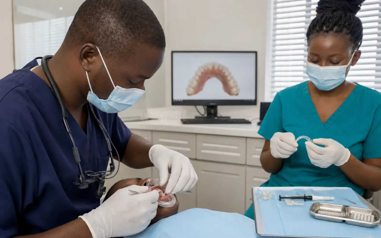 clear aligners for dental clinics clinical workflow in an African dental clinic