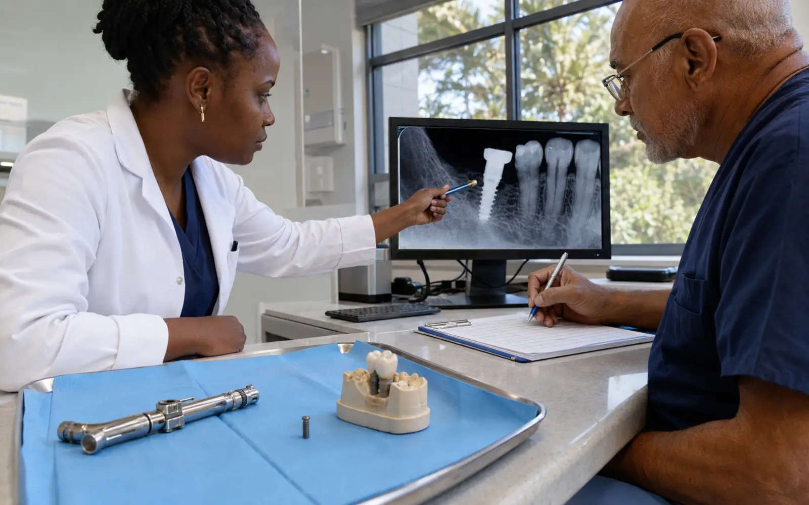dental implant components quality review and evidence check