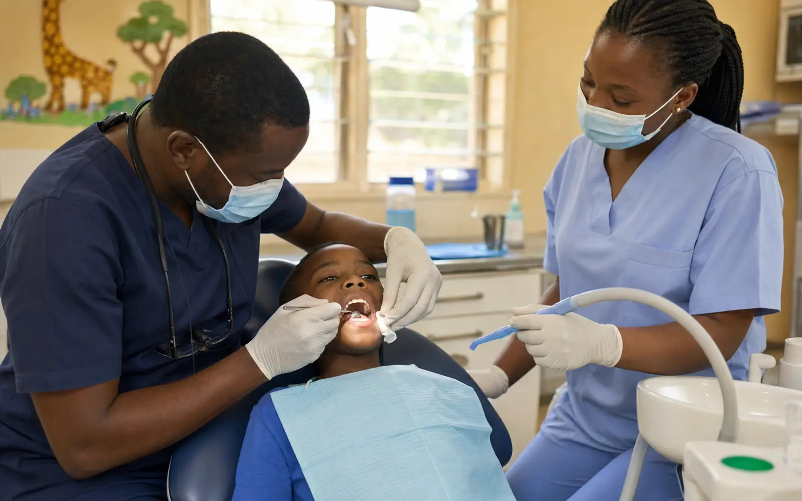 pit and fissure sealants clinical workflow in an African dental clinic