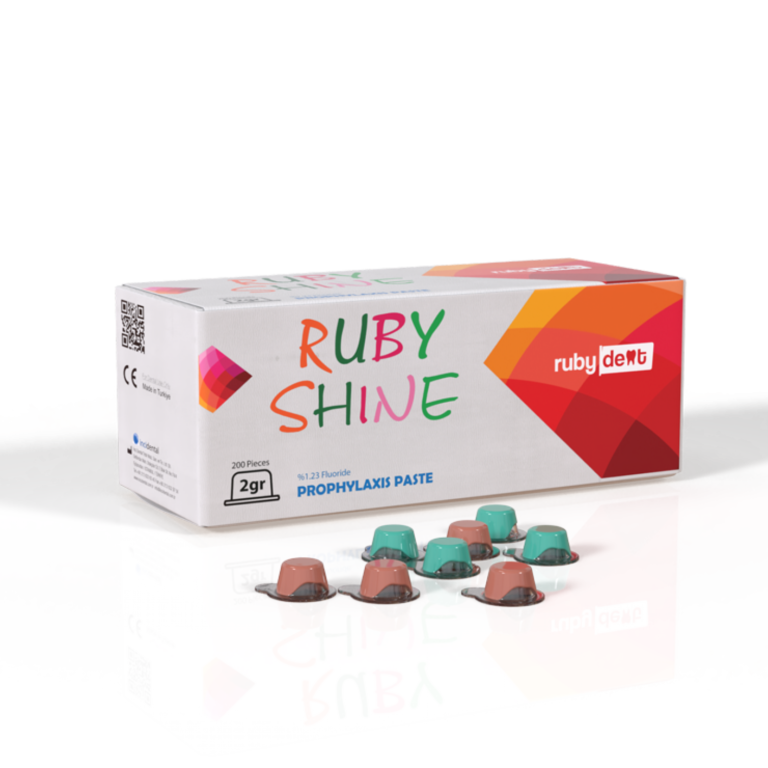 RubyShine prophylaxis paste cups