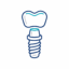 zirconia implant crown service icon - Emotion Dental Laboratory