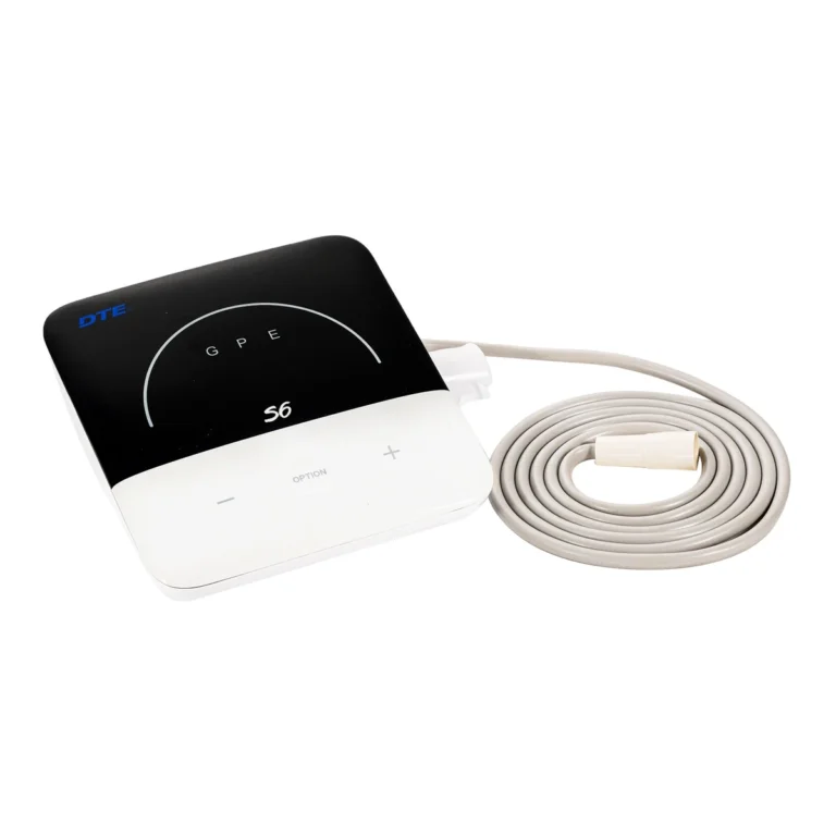 DBA S6 Ultrasonic Scaler — supplied DTE-labelled control unit and handpiece cable